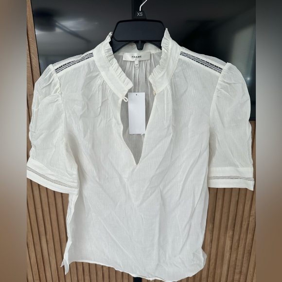 Frame Puff Sleeve Blouse - Picture 1 of 3